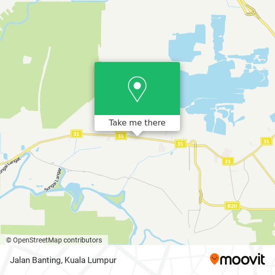 Jalan Banting map