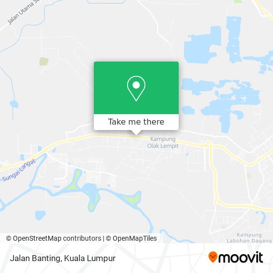 Jalan Banting map