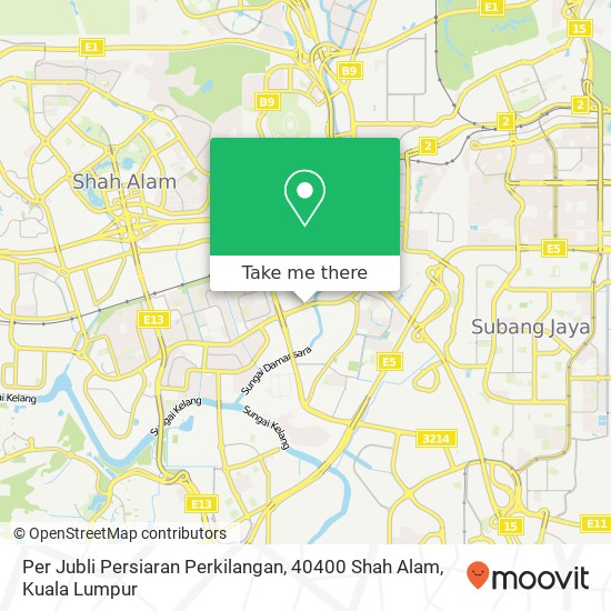 Per Jubli Persiaran Perkilangan, 40400 Shah Alam map