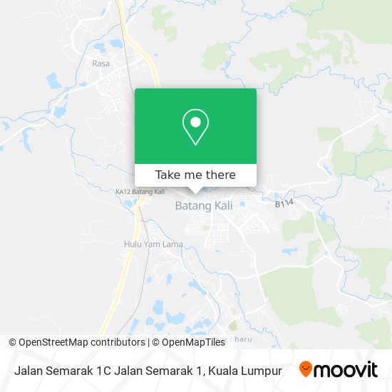 Jalan Semarak 1C Jalan Semarak 1 map