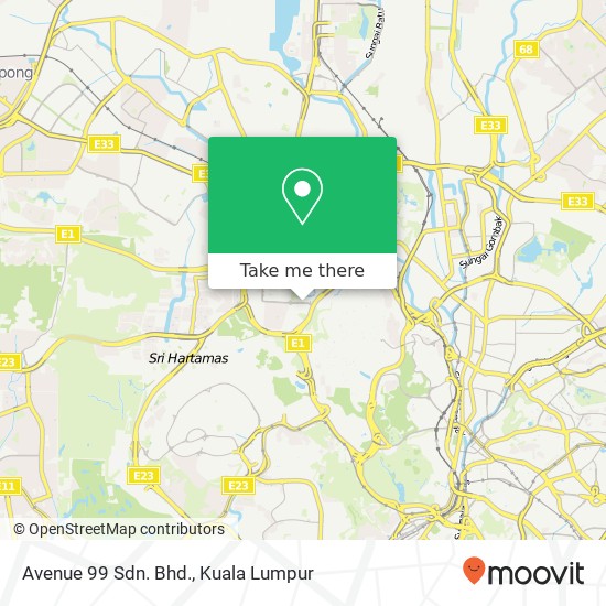 Avenue 99 Sdn. Bhd. map