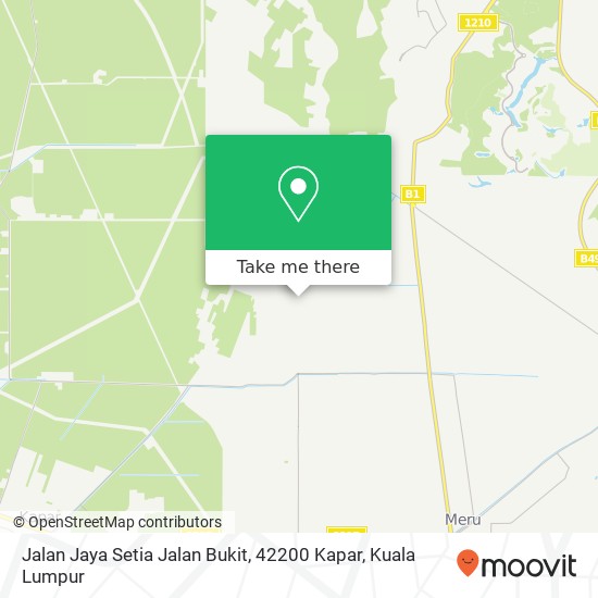 Jalan Jaya Setia Jalan Bukit, 42200 Kapar map