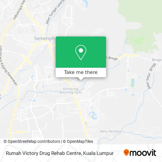 Peta Rumah Victory Drug Rehab Centre