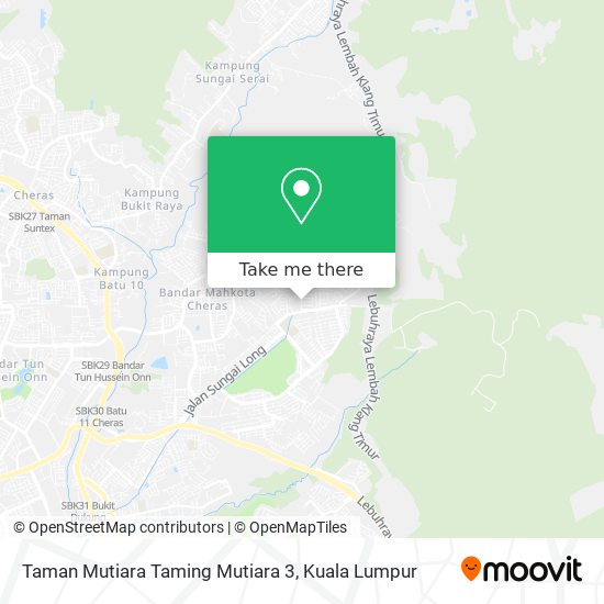 Taman Mutiara Taming Mutiara 3 map