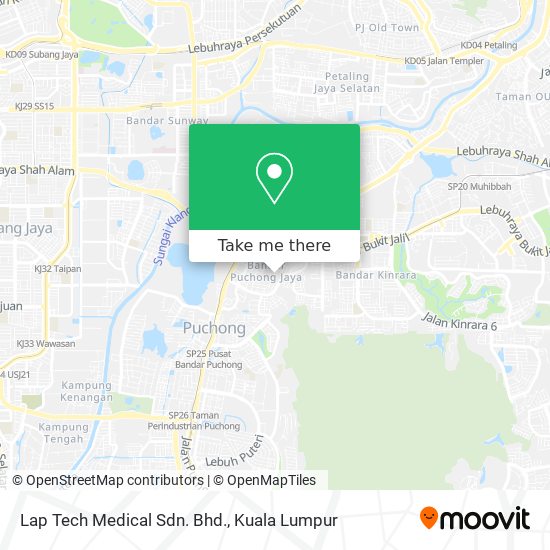 Lap Tech Medical Sdn. Bhd. map
