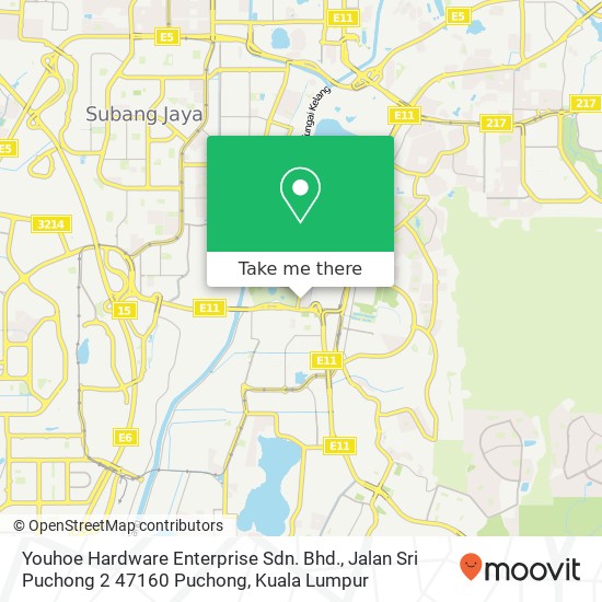 Youhoe Hardware Enterprise Sdn. Bhd., Jalan Sri Puchong 2 47160 Puchong map