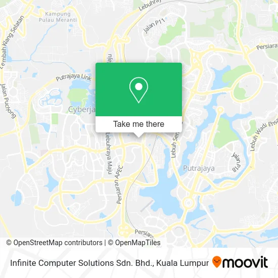 Infinite Computer Solutions Sdn. Bhd. map