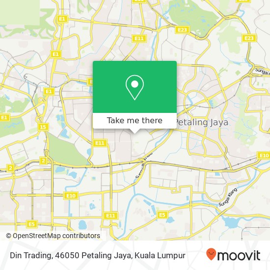 Din Trading, 46050 Petaling Jaya map