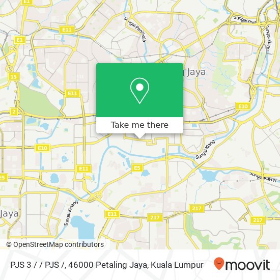 PJS 3 / / PJS /, 46000 Petaling Jaya map