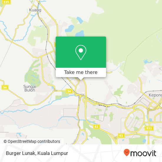 Burger Lunak map