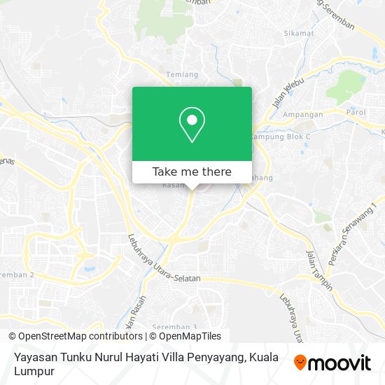 Yayasan Tunku Nurul Hayati Villa Penyayang map