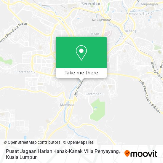 Pusat Jagaan Harian Kanak-Kanak Villa Penyayang map