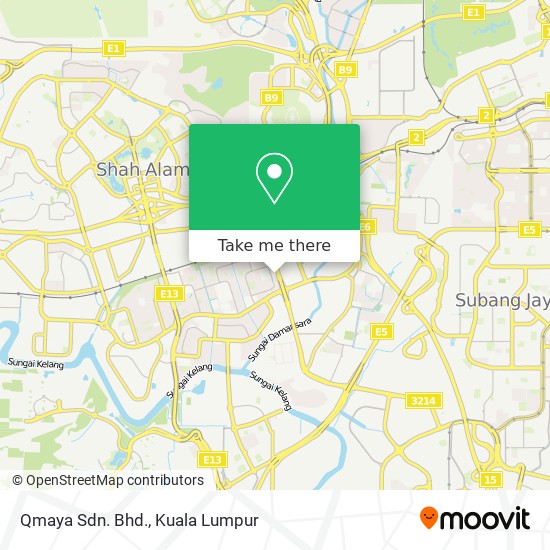 Qmaya Sdn. Bhd. map