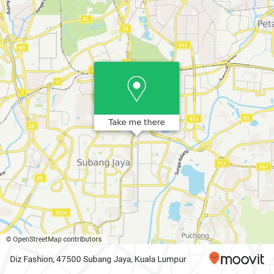 Diz Fashion, 47500 Subang Jaya map