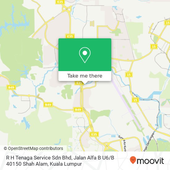 R H Tenaga Service Sdn Bhd, Jalan Alfa B U6 / B 40150 Shah Alam map