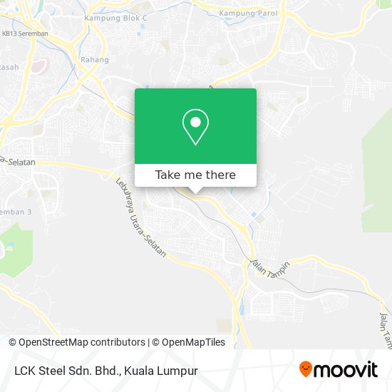 LCK Steel Sdn. Bhd. map