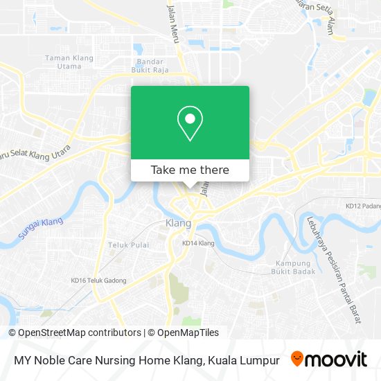 MY Noble Care Nursing Home Klang map