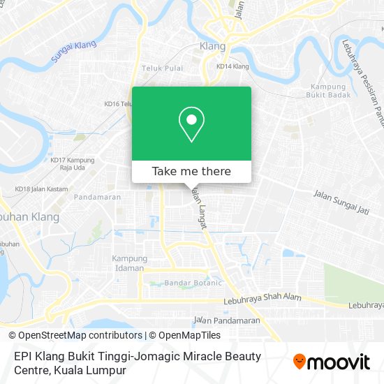 Peta EPI Klang Bukit Tinggi-Jomagic Miracle Beauty Centre