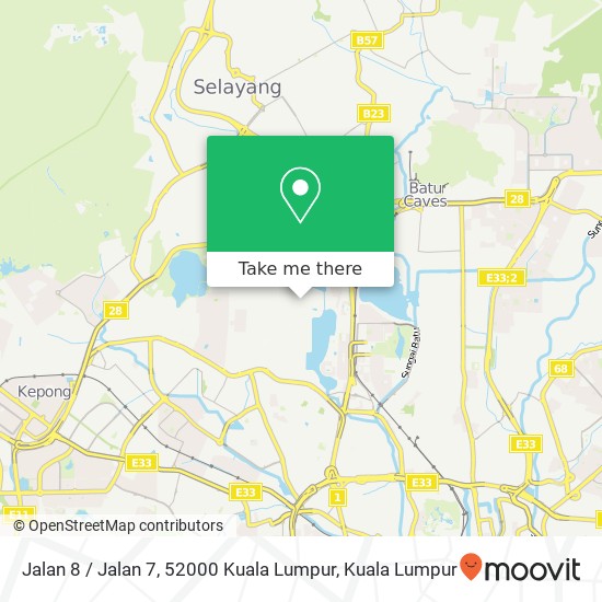 Jalan 8 / Jalan 7, 52000 Kuala Lumpur map
