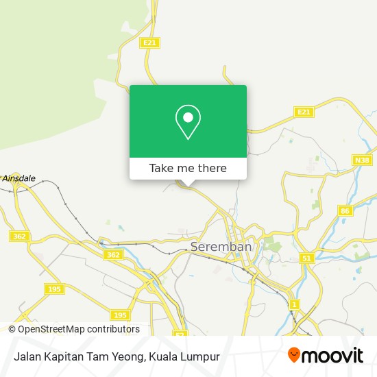 Jalan Kapitan Tam Yeong map