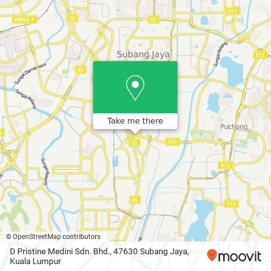 D Pristine Medini Sdn. Bhd., 47630 Subang Jaya map