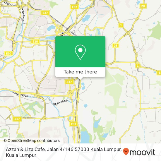 Azzah & Liza Cafe, Jalan 4 / 146 57000 Kuala Lumpur map