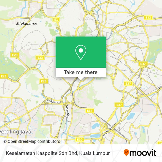 Keselamatan Kaspolite Sdn Bhd map