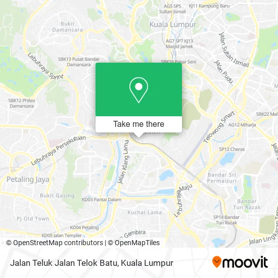 Jalan Teluk Jalan Telok Batu map