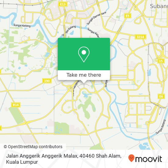 Jalan Anggerik Anggerik Malax, 40460 Shah Alam map