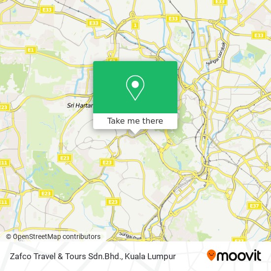 Zafco Travel & Tours Sdn.Bhd. map