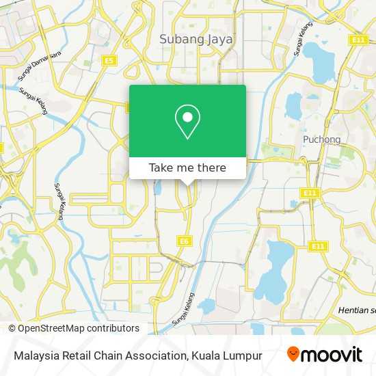 Malaysia Retail Chain Association map