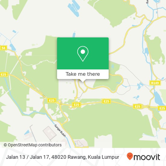 Peta Jalan 13 / Jalan 17, 48020 Rawang