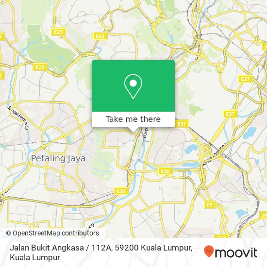 Jalan Bukit Angkasa / 112A, 59200 Kuala Lumpur map