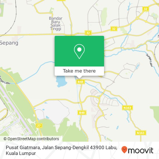 Pusat Giatmara, Jalan Sepang-Dengkil 43900 Labu map