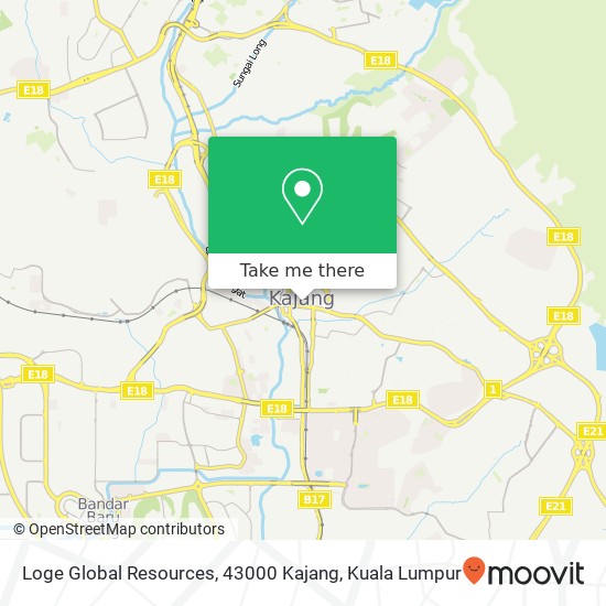 Loge Global Resources, 43000 Kajang map