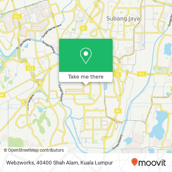 Webzworks, 40400 Shah Alam map