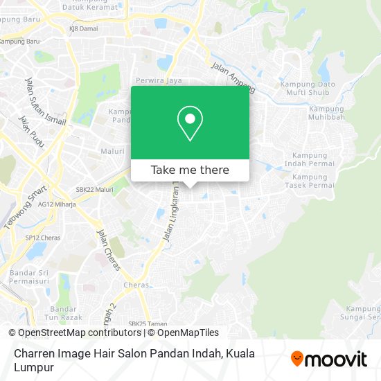 Charren Image Hair Salon Pandan Indah map