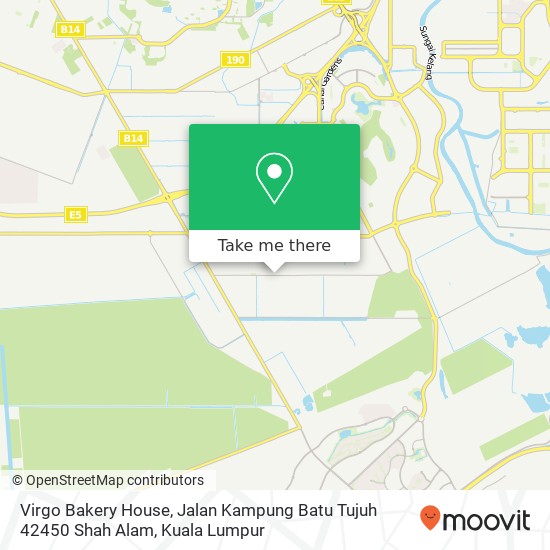 Virgo Bakery House, Jalan Kampung Batu Tujuh 42450 Shah Alam map