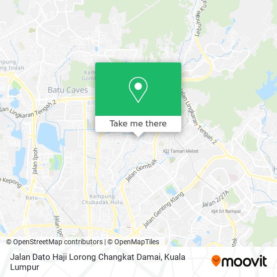 Jalan Dato Haji Lorong Changkat Damai map