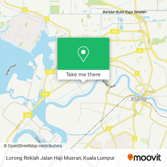 Peta Lorong Rokiah Jalan Haji Musran