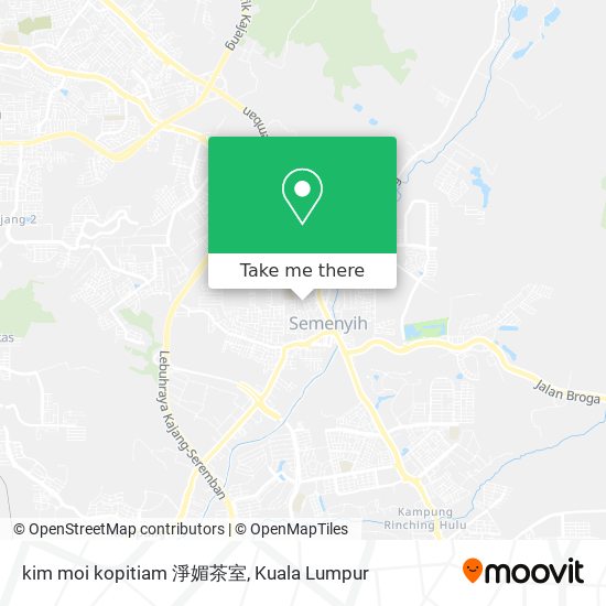 kim moi kopitiam 淨媚茶室 map