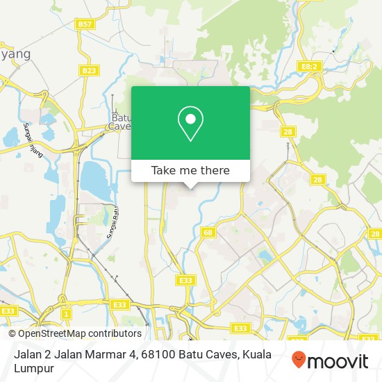 Jalan 2 Jalan Marmar 4, 68100 Batu Caves map