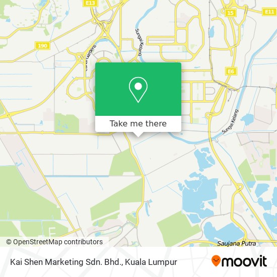 Kai Shen Marketing Sdn. Bhd. map