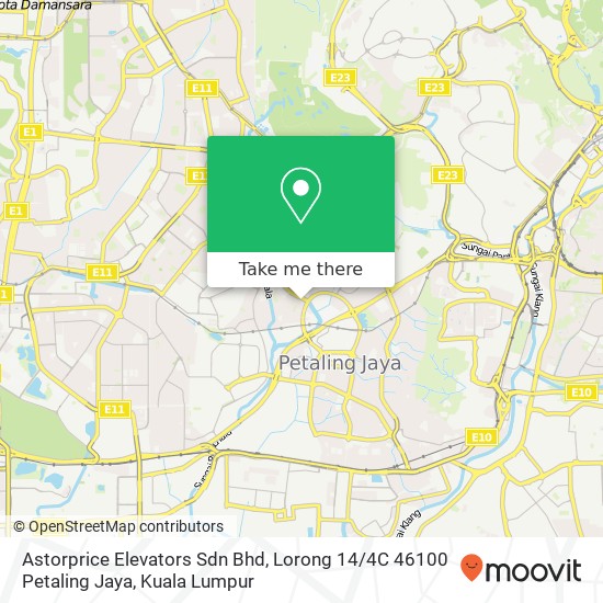 Astorprice Elevators Sdn Bhd, Lorong 14 / 4C 46100 Petaling Jaya map