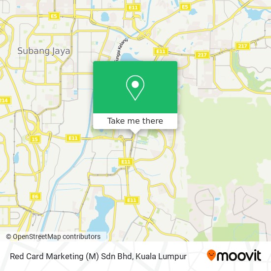 Red Card Marketing (M) Sdn Bhd map