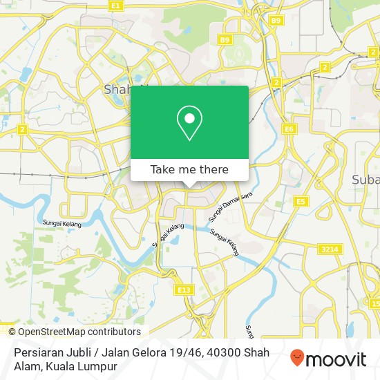 Persiaran Jubli / Jalan Gelora 19 / 46, 40300 Shah Alam map