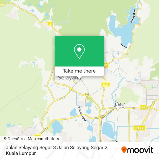 Jalan Selayang Segar 3 Jalan Selayang Segar 2 map