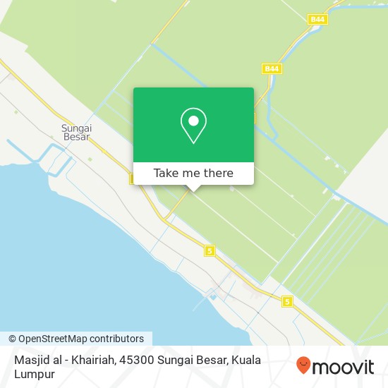 Masjid al - Khairiah, 45300 Sungai Besar map