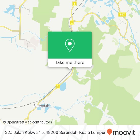 Peta 32a Jalan Kekwa 15, 48200 Serendah