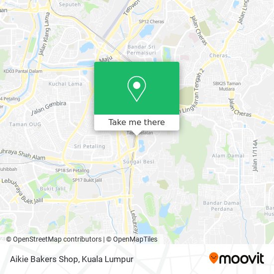 Aikie Bakers Shop map